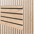 Produktbild: Fassadenverkleidung Canadian Siding MAX3Fronto Rhomb 2,95m Eiche hell Fuge schwa