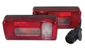 Produktbild: Berger + Schröter 5 Funktions-Beleuchtungs-Satz, 1,5 m, 220x100x55mm, 13-polig, mit Zwischenkabel, rot red