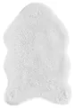Produktbild: andiamo Kunstfell Teppich Alpa gemütlicher hochfloor Fellteppich 35 mm Florhöhe weich und flauschig weiß 50 x 80 cm