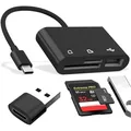 Produktbild: Card Reader USB Card Reader & Micro SD Adapter 6-in-1 - SD/SDHC/SDXC/MMC/Micr...