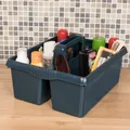 Produktbild: Tragbarer Organizer 2-Kammer Putzmittel Putzbox Pferd Gartenwerkzeugbox Caddy