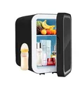 Produktbild: DMS 6L Kompakter Mini-Kühlschrank mit Heizfunktion, 220-240V, 36-58W, 18-20°C Kühlung, 55°C Heizung, Dual-Core-Kühlung, Touch-Tasten, LCD-Anzeige, 12V-Adapter, Steckdose, Anzünder, KB-06 (Schwarz)