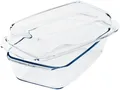 Produktbild: SIMAX Schüssel, Glas, mit Deckel, eckig, 2,8 Liter