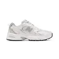 Produktbild: New Balance Unisex. MR530 Schuhe 530 grau (37), Weiß, Silber, Wohnung, Schnürsenkel, Lässig, Sportlich, Laufen