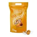 Produktbild: Lindt Schokolade | LINDOR Schokoladen Kugeln Caramel | 1 kg Beutel | Wiederverschließbar | ca. 80 Kugeln Milch-Schokolade mit Karamellcrèmefüllung |Pralinen-Geschenk