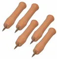 Produktbild: 5 x Dosenlocher Dosenstecher Stecher Dosenpiekser aus Buchenholz Länge 11 cm