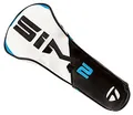 Produktbild: TaylorMade Golfschlägerhaube Sim2, Fairwayholz, Schwarz/Weiß/Blau/Limettengrün