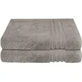 Produktbild: Schiesser Duschtuchset Milano - 2-teilig - 70 X 140 Cm - Hellgrau