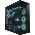 Produktbild: Xtender , Tower-Gehäuse schwarz (matt), Tempered Glass x 2 (getönt)