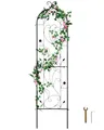 Produktbild: VEVOR Rankhilfe, 38x152 cm, Rankgitter, rostfreies Metallspalier für Gartenblumen, Kletterrosen-Spalier, Gurkenstütze, Kletterhilfe, dekoratives hohes Clematis-Spalier für Innenhöfe & Rasenflächen