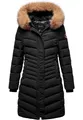 Produktbild: REPUBLIX Winterjacke LUCILLE Damen Gefütterte Dicke Glanz Winter Jacke Mantel Parka mit Kapuze