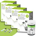 Produktbild: adia Blutzuckerteststreifen, 200 Stück, Vorteilspackung 50 Stück (4er Pack) 