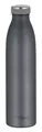 Produktbild: THERMOcafé by THERMOS TC BOTTLE graphite grey mat 0,75l, Isolierflasche aus Edelstahl, kohlensäurefest, 12h heiß 24h kalt, Auslaufsicher, für Schule, Unterwegs & Büro