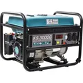 Produktbild: Könner & Söhnen Dual Fuel Stromerzeuger KS 3000 G, Hybrid LPG/Benzin, 3000W, AVR, Kupferwicklung, Gas-Generator, Notstromaggregat für Haus