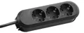 Produktbild: Bachmann 3x Schuko H05VV-F 3G 1.50mm² 16A/3680W 3m, 3 m, Weiß, Weiß, 3680 W, Kunststoff