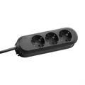 Produktbild: Bachmann 387.172 Steckdosenleiste Schwarz Schutzkontakt 1 St. Kabel Verläng ~D~