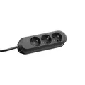 Produktbild: Bachmann - Mehrfachsteckdose Tischsteckdose 3f. 387.172 5,0m,sw