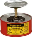 Produktbild: Sparanfeuchter Justrite, aus Stahlblech PREMIUM Line, rot, ø 185 x H 143 mm, 1 l 465151