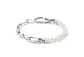 Produktbild: THOMAS SABO Charm-Armband Charm Club Connect: Perlen und Paperclip mit einem Connect Link, mit Süßwasserzuchtperle