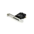 Produktbild: StarTech.com 2 Port SATA III PCI Express Schnittstellenkarte - Speicher-Controller - 2 Sender/Kanal - SATA 6Gb/s / eSATA 6Gb/s Low Profile - 600MBps - PCIe x1 (PEXESAT322I)