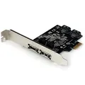 Produktbild: StarTech.com 2 Port SATA III PCI Express Schnittstellenkarte - 2 Port Serial-ATA 6Gbit/s PCIe Karte - SATA/eSATA Kontroller Karte für 2 Laufwerke (PEXESAT322I)
