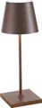 Produktbild: Zafferano Poldina Pro Mini Corten wiederaufladbare und dimmbare LED-Tischleuchte mit einer Akkulaufzeit von bis zu 12 Stunden