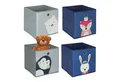 Produktbild: relaxdays Faltbox Kinder Aufbewahrungsboxen im 4er Set, B