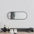 Produktbild: vidaXL Wandspiegel Schwarz 40x15 cm Oval