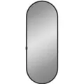 Produktbild: vidaXL Wandspiegel Schwarz 40x15 cm Oval 348202