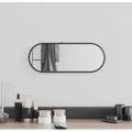 Produktbild: Wandspiegel Schwarz 40x15 Cm Oval Vidaxl