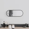 Produktbild: Wandspiegel Schwarz 40x15 cm Oval