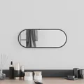 Produktbild: Vidaxx Wandspiegel 40x15 cm oval schwarz
