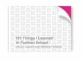 Produktbild: Alfredo Cabrera Matthew Fre 101 Things I Learned in Fashion  (Gebundene Ausgabe)
