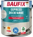 Produktbild: BAUFIX Express Deckfarbe hellgrau matt, 2.5 Liter, Wetterschutzfarbe