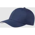 Produktbild: Flex Fit Cap mit verstärkter Schirm Modell 'Wooly Combed' in Marine, Größe S/M