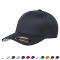 Produktbild: FLEXFIT CAP BASEBALL CAPS graue Unterseite ORIGINAL FLEX FIT MÜTZE BASECAP KAPPE