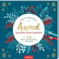 Produktbild: Ausmal-Adventskalender – Kreative Winterzeit: 24 Motive zum Aufschneiden und Ausmalen | Ein Adventskalender zum Ausmalen mit 24 Malvorlagen und Bastelideen für alle Malfans