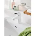 Produktbild: Grohe Eurostyle Waschtischarmatur 33558LS3 moon white S-Size, Griff offen, mit Ablaufgarnitur