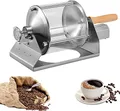 Produktbild: CACACOO Kaffeeröstmaschine Kaffeeröster Kaffeebohnenmaschine Nussröstmaschine für Cafe-Shop oder Zuhause 500Gramm silbrig