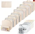 Produktbild: Koffer Organizer Set 18-teilig, Wasserdicht Packing Cubes, Multifunktionale