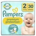 Produktbild: Pampers Premium Protection Size 2, 30 Nappies, 4 kg - 8 kg (Alte Version)