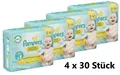 Produktbild: Pampers Premium Protection 2 Mini Windeln, 4-8 kg, Gr. 2, 4 x 30 Stück