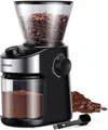 Produktbild: Elektrische Kaffeemühle Scheibenmahlwerk 25 Stufen Display Timer 200g Espresso