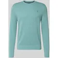 Produktbild: Lerros Strickpullover mit Label-Stitching in Tuerkis, Größe XL