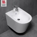 Produktbild: Wand Bidet Keramik Bidet Hänge-Bidet WC-Bidet Formschön Weiß Düren108