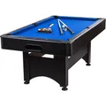 Produktbild: GAMES PLANET 6 ft Billardtisch Trendline“ + Zubehör, 12 Farbvarianten, 184 x 108 x 82 cm (LxBxH)