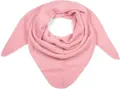 Produktbild: styleBREAKER Damen Großer Strick Dreieck Schal einfarbig meliert | Weiches warmes Winter Dreiecktuch | Strickschal aus Viskose Wolle für kuschlige Looks, Farbe:Rose