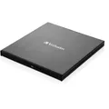 Produktbild: Verbatim Slimline extern Blu-ray Brenner Schwarz extern (USB-C)