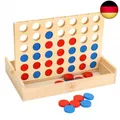 Produktbild: VingaHouse Vier gewinnt Holz, Kinder Brettspiel,4 in Einer Reihe Reihe