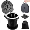 Produktbild: Campingtoilette Faltbar 220kg Camping Toiletten Mobile Camping Klo Portable m...